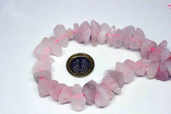 Pembe Kuvars Taşı Ham Parçalar/3 Adet - Image 1