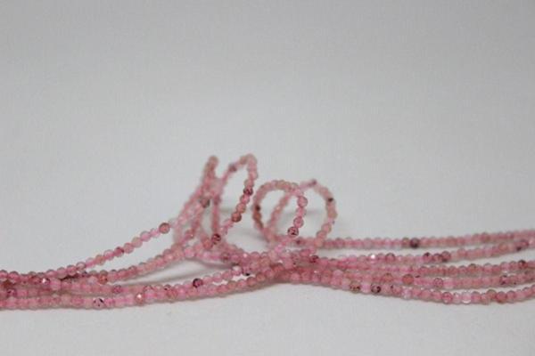 Pembe Kuvars Taşı YARIM Dizi 2mm (17cm uzunluğundadır) - Image 1