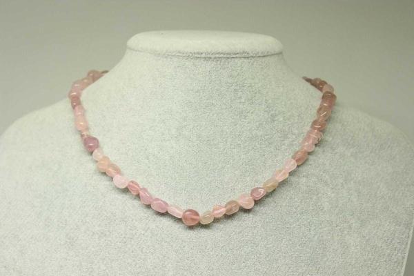 Pembe Opal Taşı Doğal Parçalar Kolye (klipsli) (25502) - Image 1
