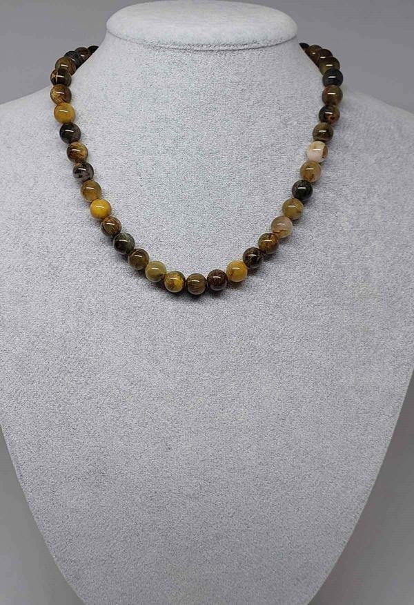 Pietersite Taşı Kolye 8mm (klipsli) - Image 1