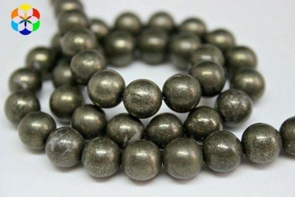 Pirit Taşı Yarım Dizi 8mm (18cm Uzunluğundadır) - Image 1
