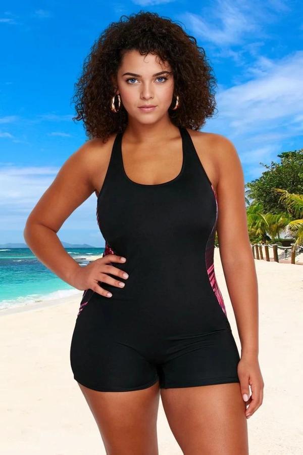 Konforlu Rahat Kesim Büyük Beden Mayo Hızlı Kuruyan - Image 1