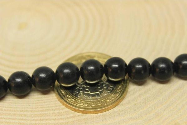 Shungite (şungit) Taşı 8mm/adet - Image 1