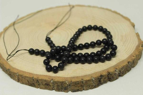 Shungite (şungit) Taşı Dizi 6mm - Image 1