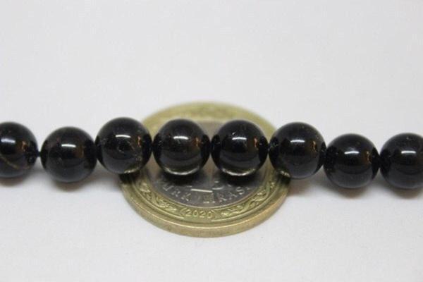 Turmalin Taşı Yarım Dizi 8mm (18cm Uzunluğundadır) - Image 1