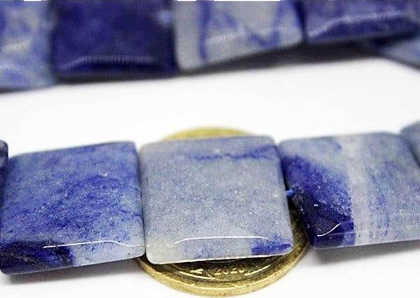 Sodalit Taşı Kare Kesim/2 Adet - Image 1