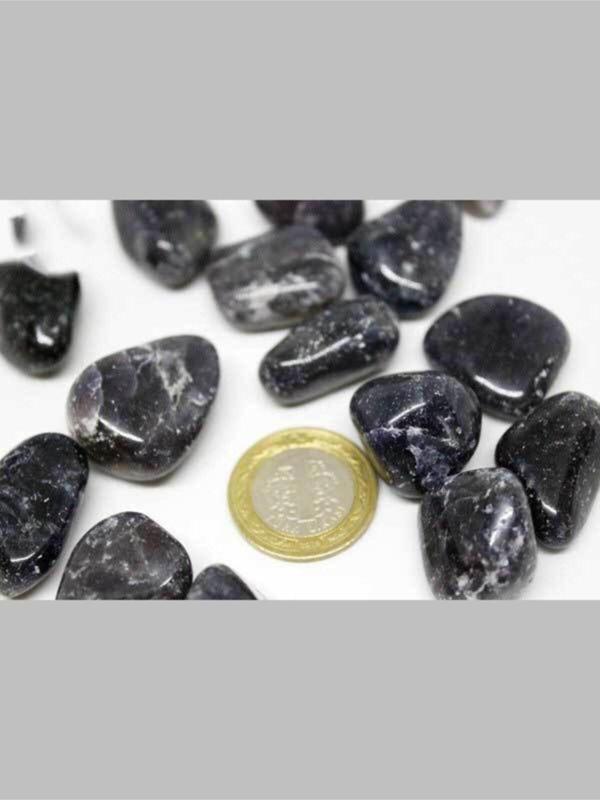 Su Safiri (iyolit) Taşı Tamburlanmış (10-15gram) - Image 1