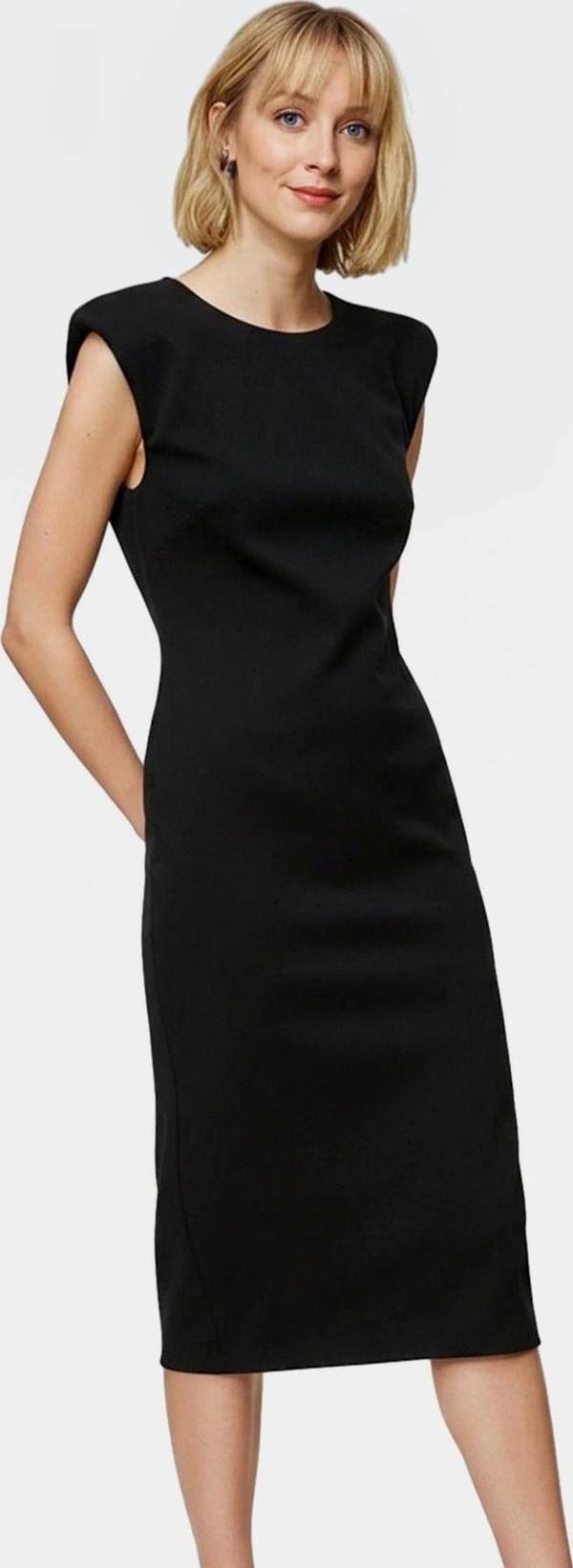 Şık Midi Elbise Örme Kumaş Bodycon Kalıp Günlük Tarz Premium Kalite Görünüm Uzun Ömürlü - Image 1