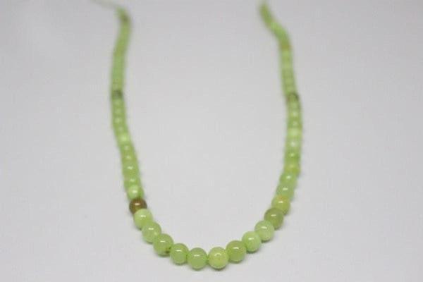 Yeşil Onix (oniks) Taşı Yarım Dizi 6mm (18cm Uzunluğundadır) - Image 1