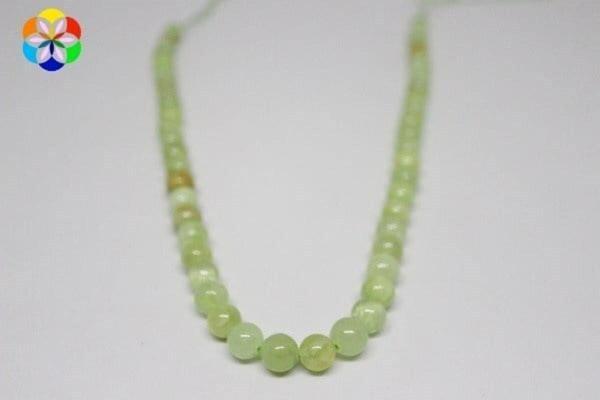 Yeşil Onix (oniks) Taşı Yarım Dizi 8mm (18cm Uzunluğundadır) - Image 1