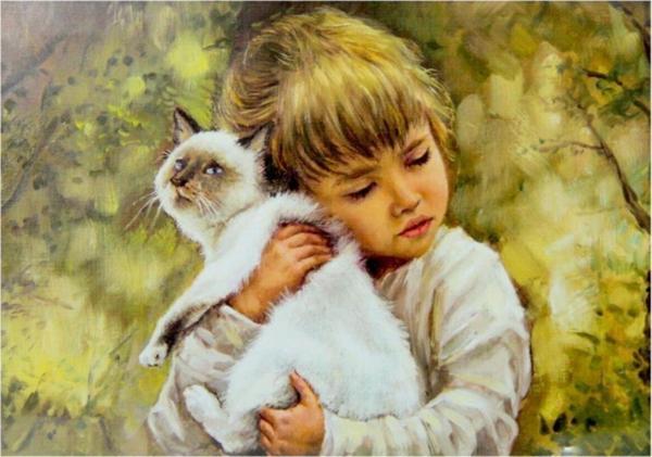 Laço Kids Çocuk Ve Kedi 500 Parça Puzzle - Image 1