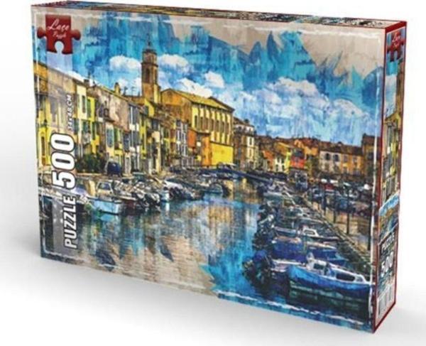 Laço Kids Martigues Kasabası 500 Parça Puzzle  - Image 1