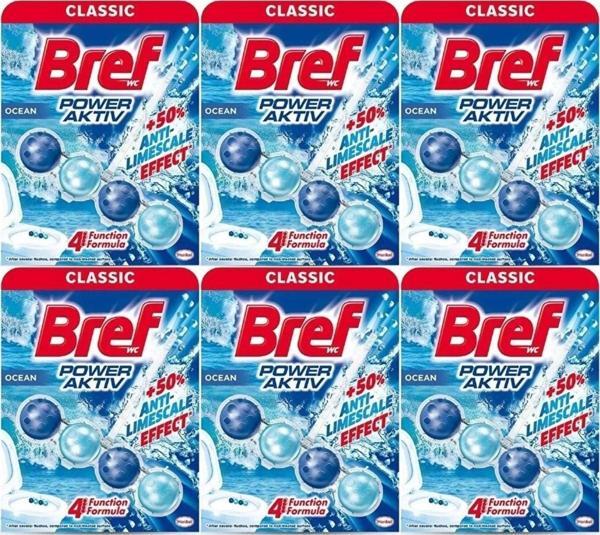 Bref Power Aktiv Klozet Bloğu Okyanus Kokulu (6 Lı Set) (6Pk*1) - Image 1