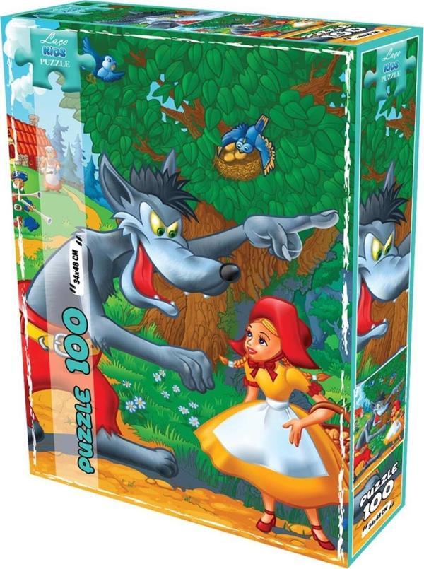 Laço Kids Kurt Ve Masum Kız 100 Parça Puzzle  - Image 1
