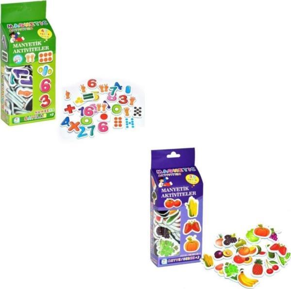 Laço Kids Laço Manyetik Eğitici Set - Meyve, Sebze ve Sayılar - Image 1