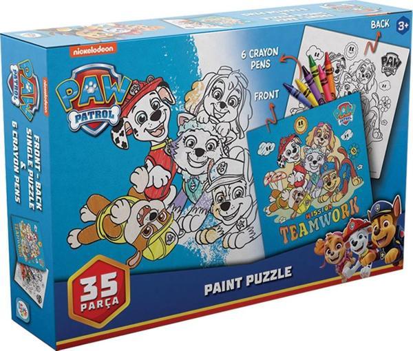 Laço Kids PW7930 Paw Patrol Boyamalı Puzzle 35 Parça - Image 1