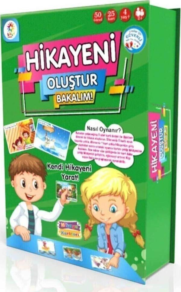 Laço Kids LC7209 Eğitici Hikayeni Oluştur Bakalım Çocuk Oyunu - Image 1