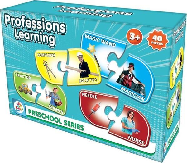 Laço Kids Resimli İngilizce Eğitici Meslekleri Öğreniyorum 40 Parça - Image 1