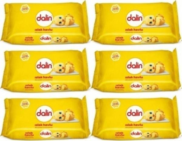 Dalin Islak Mendil Bebek Havlu 56 Yaprak 6 Adet - Image 1