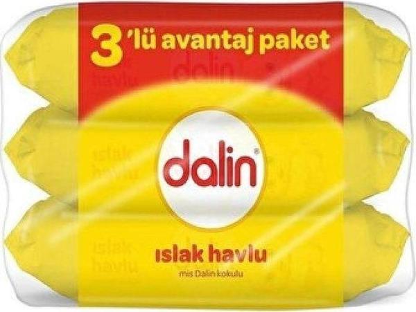 Dalin Islak Havlu 3Lu X 8 Adet - Image 1