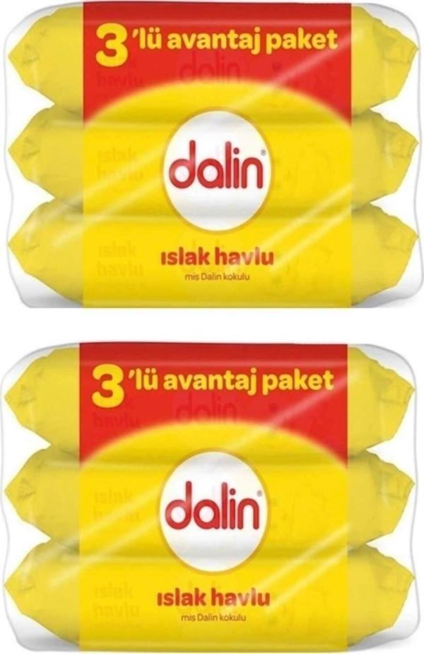Dalin Islak Havlu Klasik 6'Lı Set 336 Yaprak - Image 1