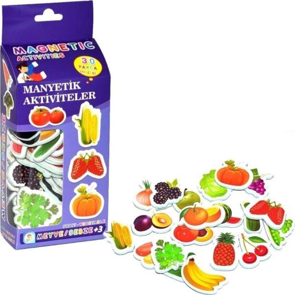 Laço Kids Magnet Meyve Sebze Eğitim Seti 30 Parça - Image 1