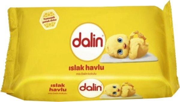 Dalin Islak Havlu 56 Adet Yumuşak Petek Dokusu - Image 1