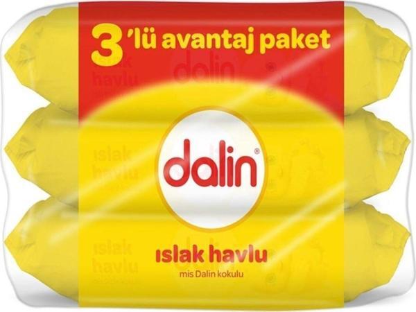 Dalin Islak Havlu 3 'Lü 1 Paket 56 Yaprak - Image 1