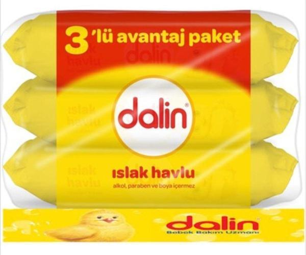 Dalin Islak Mendil Havlu 56Lı 3Lü Paket - Image 1