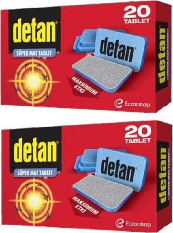 Detan Süper Mat Tablet Sinekkovan 40 Gece - Image 1
