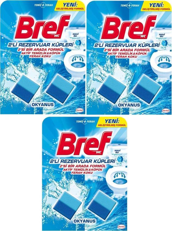 Bref Wc 2' Li Rezervuar Küpleri Okyanus 2 X 50 Gram 3 Paket - Image 1