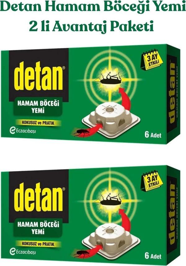 Detan Hamam Böceği Yemi 2X6 Avantajlı 2Li Paket - Image 1