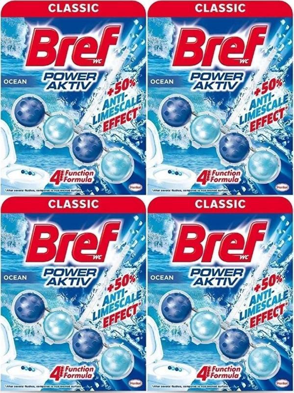 Bref Power Aktiv Klozet Bloğu Okyanus Kokulu (4 Lü Set) (4Pk*1) - Image 1