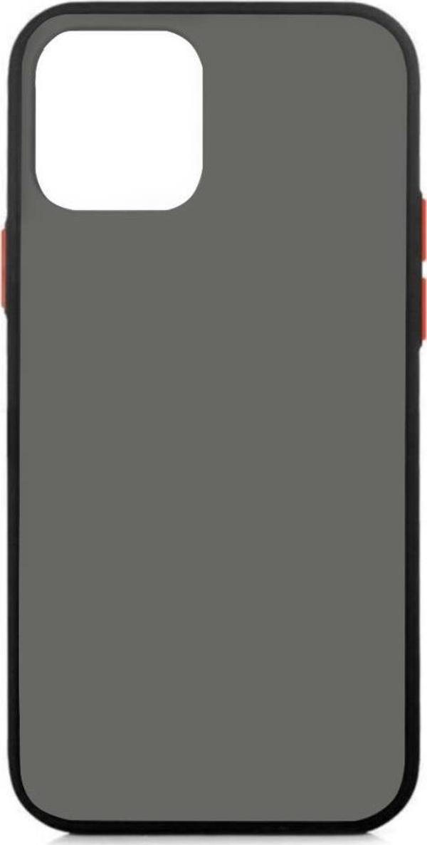 Apple iPhone 12 Pro Max Lent Silikon Kılıf (6.7") - Siyah - Image 1