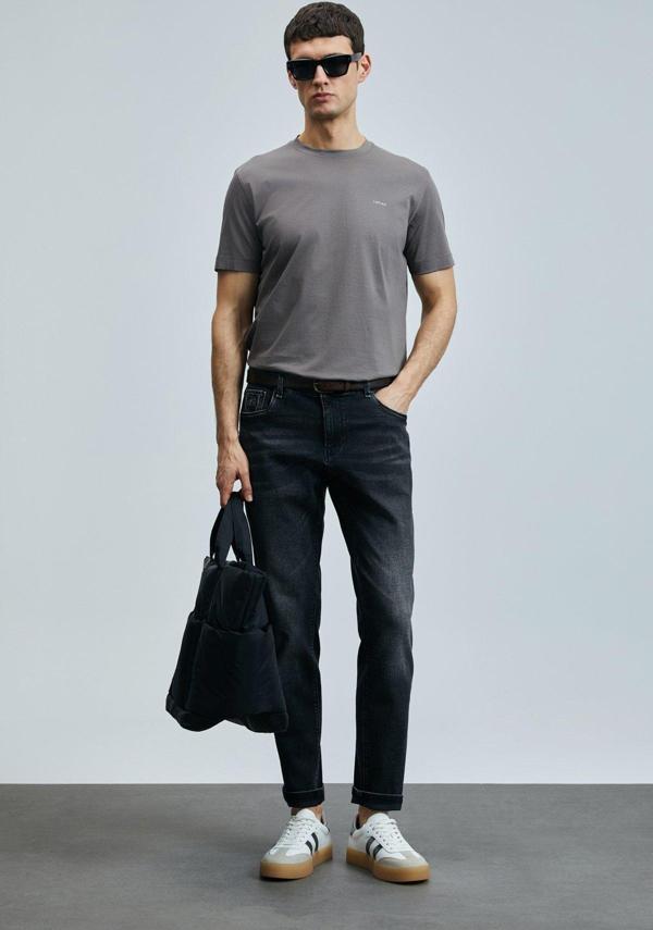 Lufian Erkek Chrısto Smart Slim Fit Jean Pantolon 111200210 Gri - Image 1