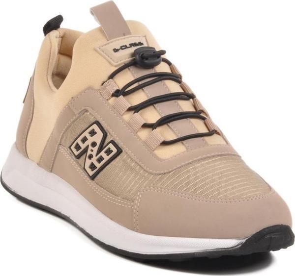 166 M Bej Tekstil Erkek Spor Ayakkabı - Image 1