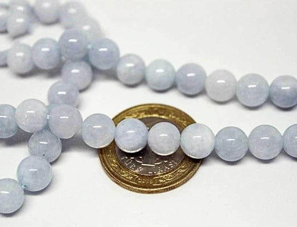 Akuamarin Taşı 8mm/3 Adet - Image 1
