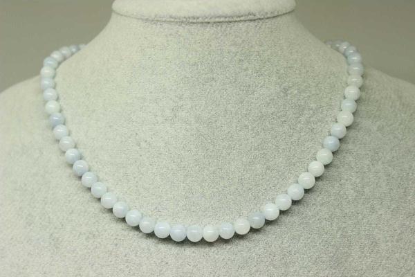 Akuamarin Taşı Kolye 6mm (klipsli) - Image 1
