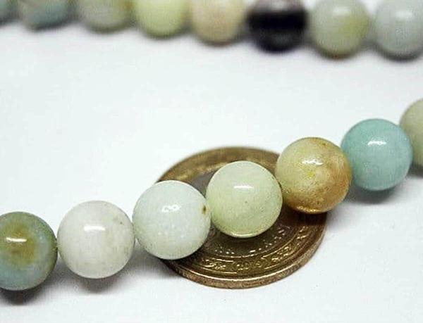 Amazonit Taşı 10 mm 4 Adet - Image 1