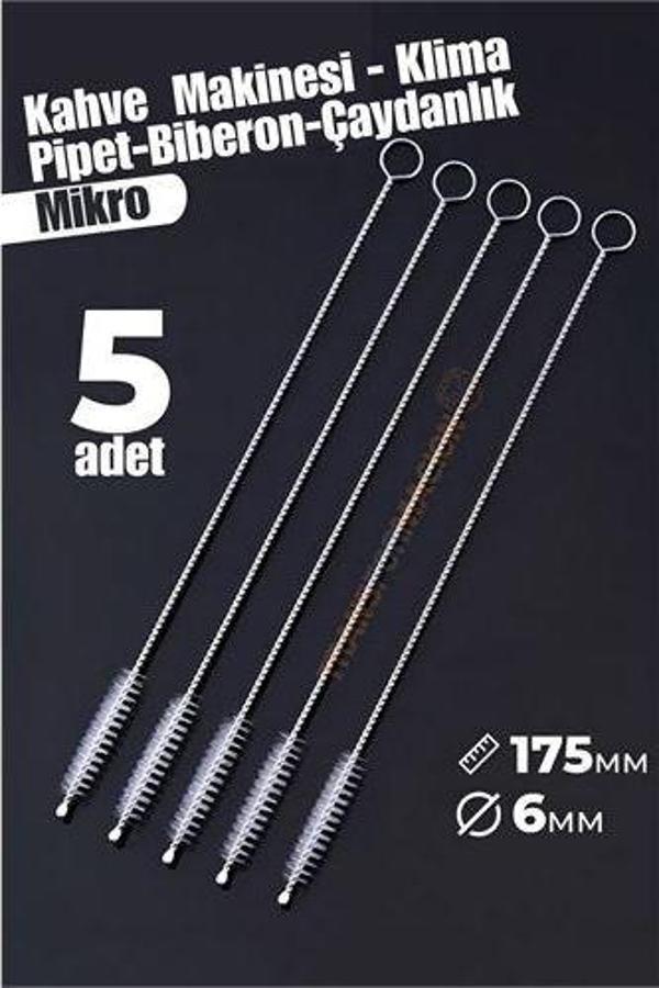 Mikro Fırça Klima Biberon Pipet Fırçası 5 Adet - Image 1