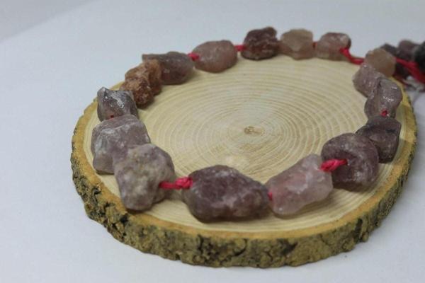 Çilek Kuvars Taşı Ham Parçalar Dizi (19510) - Image 1