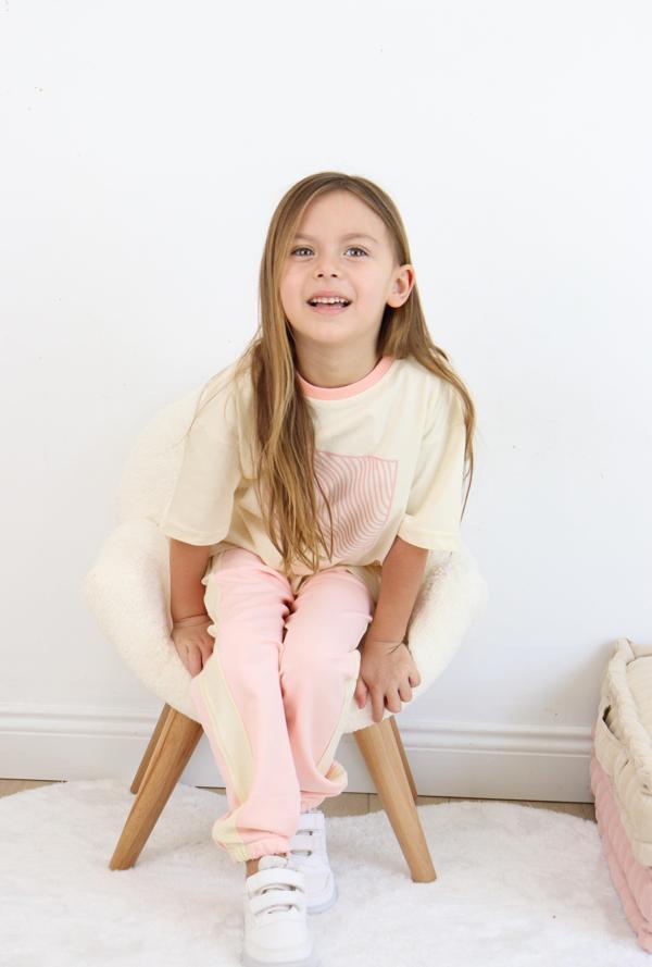 BASKILI TEK ÇİZGİ EŞOFMAN TAKIM - Image 1