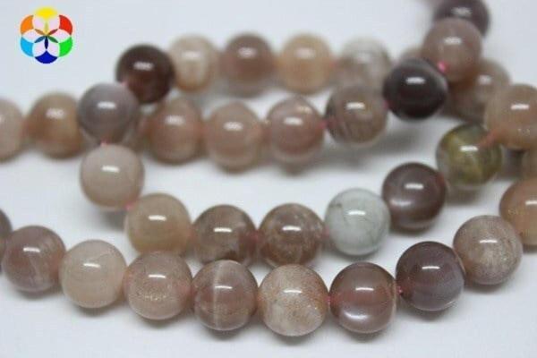 Güneş Taşı Yarım Dizi 8mm Royal Quality (18cm Uzunluğundadır) - Image 1