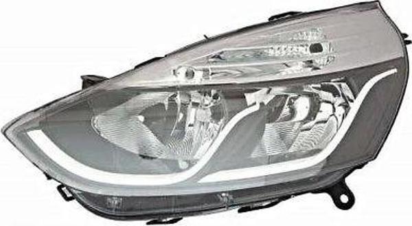 Renault Clio Iv  Hatcback/Grandtour 2016- Far Sol Beyaz Çıtalı / Motorlu (Oem No:260608629R) - Image 1