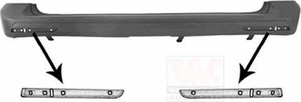 Tampon Transporter T6 (Gri) 2010-2014 Arka (Oem No:7E0807417A7G9) (Adet) - Image 1