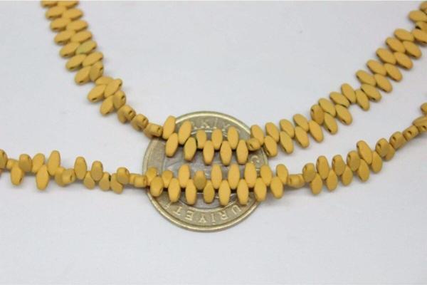 Hematit Taşı Çift Delikli/30 Adet (17500-1) - Image 1