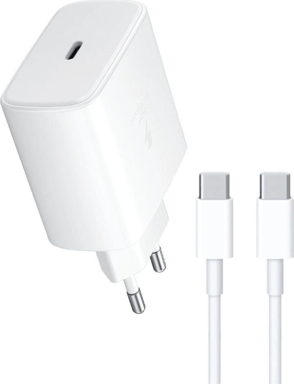 25w Type-c uyumlu xiaomi süper fast şarj cihazı ve kablosu - Image 1