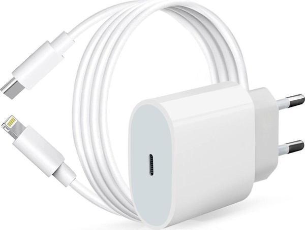 Gökkuşağı Apple iPhone Tüm Serilerle Uyumlu Hızlı Şarj Aleti Kablo Adaptör Set Iphone 11 / 12 / 13  - Image 1