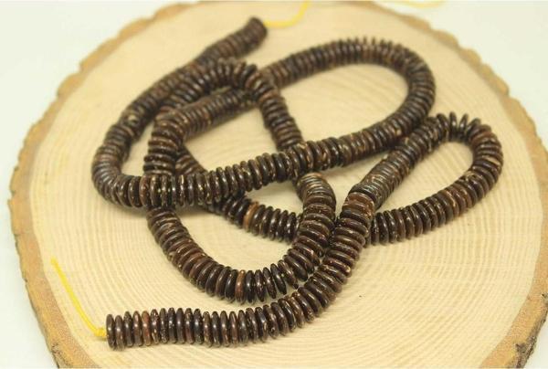 Hindistan Cevizi Kabuğu Dizi 8*2mm (65cm) - Image 1