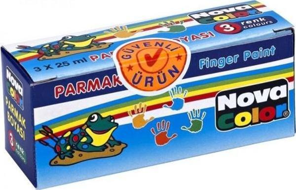 Nova Color Parmak Boyası 3Lü Takım 25Cc - 3 takım - Image 1